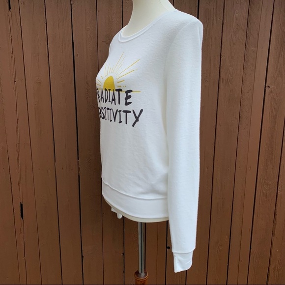 Wild fox | NWT Size Small Radiate Positivity Long Sleeve Top - Picture 10 of 16